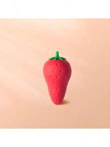 2pcs/5pcs Jumbo Fruit Erasers, Creative Student Stationery, Cute Mango,Strawberry,Carrot Shape Erasers