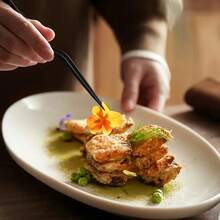 3 件不锈钢厨房夹钳 - 11.8 英寸专业厨师烹饪夹钳，适用于肉类、意大利面、精致食物、烧烤、烘焙装饰、盛菜 - 耐用食物夹，确保精确烹饪 - 黑色 - 查看 5