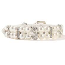 Faux Pearl Pet Collar