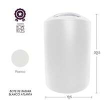 Bote de Basura Para Baño - Blanco - Ver 4
