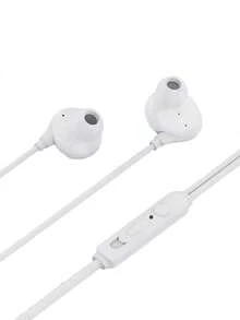 全新有线耳机 3.5 毫米白色入耳式立体声耳机，低音强劲，音质出色，适用于安卓系统 - 白色 - 查看 8