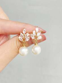 2 piezas de Pendientes elegantes minimalistas de moda, para uso diario y regalo a amigos, accesorios