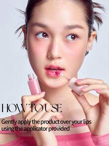 Heart Crush Bare Glaze Tint 升级版 02 Beamish，水基凝胶质地，超轻盈，不粘腻，半透明色，保湿丰盈效果，MLBB 色号，日常唇妆，渐变妆效，韩式妆容，3g/0.1oz。 - 02 Beamish - 查看 7