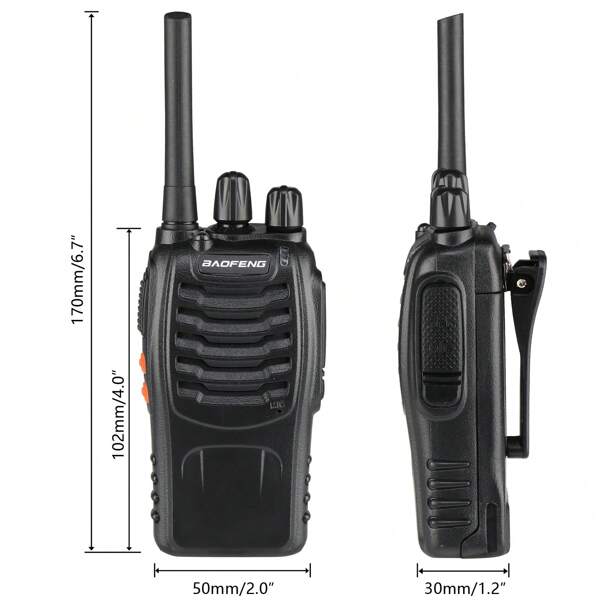 Ultra-long Standby Walkie-talkie  BF-88E Black