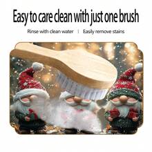 1 Pack Of 3 Santa Claus, Snowman And Snowflake Printed Silicone Coffee Drink Coasters, Anti-Slip & Super Absorbent Washable Drainage Mats For Countertop, Kitchen, Dining Table, Holiday Decor