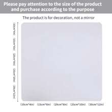 4 Packs Self Adhesive Acrylic Mirror, Mirror Tiles, Flexible Plastic Mirror Sheets Wall Stickers, Frameless Small Mirror, 3D Mirror Wall Tile, Self-Adhesive, Flexible Plastic Mirror, Full Body Mirror Tile, DIY Background Wall, Suitable For Wall Decoration Behind Doors, Bedrooms, Home Gyms, Bathrooms, Restaurants, And Home Walls Room Decor
