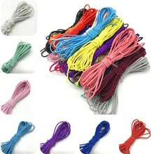1 Stück 4,6 Meter 2 mm weiches rundes elastisches Band, elastisches Gummiband, Taillengurt, dehnbares Seil für Maskenherstellung