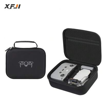  XFJI 收纳袋保护性便携包尼龙外壳防摔手提包适用于 Mini 4K/Mini 2 无人机控制器配件