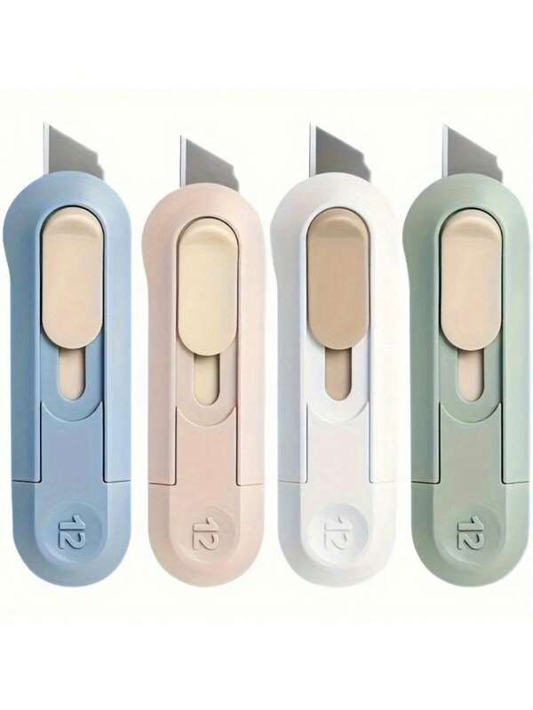1pc Portable Compact Mini Box Knife - Stainless Steel Letter Opener, Ideal For Home, Office, Cutting Envelopes, Cardboards, Crafts, Perfect Gift For Friends Summer, School