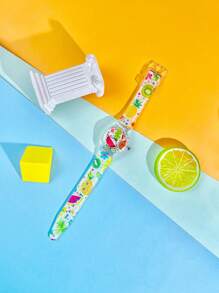 1 pezzo Orologio trasparente e colorato in gelatina, impermeabile, adatto per teenager e bambini, di stile alla moda Ins, orologio da ragazza studente, regalo per bambine e adolescenti