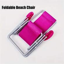 Silla de playa plegable de 11.5 pulgadas / 30 cm - Accesorios y juego de juguetes para casa de muñecas (muñeca y ropa no incluidas), silla para muñecas, accesorios para muñecas, artículos en miniatura para muñecas