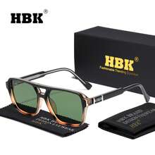 HBK 双梁设计眼镜 大方形 CP+PC 框架 复古装饰眼镜 节日礼物 摄影道具眼镜