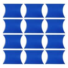 50PCS Paper Gift Pillow Boxes Candy Chocolate Gift Packing Wrap Pouch Pie Bags For Wedding Birthday Baby Shower Party