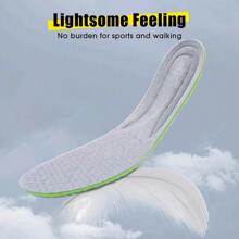 New Sports Shock-Absorbing Insoles, Unisex Deodorizing, Sweat-Absorbing & Breathable Insoles, Comfortable All Year Round, No Fatigue Even After Long Standing, Summer Sports Insoles, Unisex Sweat-Absorbing, Breathable, Deodorizing And Shock-Absorbing Soft-Soled Massage Insoles, PU (Polyurethane)