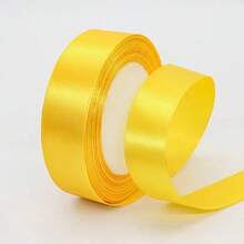 1pc 25 Yards X 2.5cm Wide Colorful Satin Ribbon Gift Wrapping Ribbon, Wedding Decorating, Baking Supplies - Multicolor - View 10