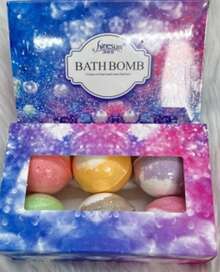 6 Pcs Effervescent Pedicure And Manicure Spa Bombs - Multicolor - View 2