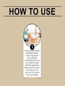 Coconut Pet Deodorizing Spray - Indoor Fresh Environment Spray For Cats And Dogs To Clean Odors - White - View 6