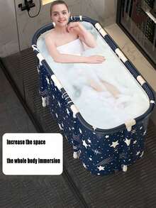 1. Portable Modern Folding Bathtub, Efficient Insulation, Comes With Inflatable Backrest, Seat Cushion And Drainage Pipe (Random Color), Suitable For Cold And Hot Water Therapy, Sauna And Ice Bath, Full Body Immersion, Portable Durable Folding Spa Tub, Thick Design, Space-Saving, Easy Storage, Ideal For Home Spa And Luxury Bathroom, Perfect Choice For Home Bathing