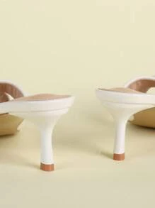 Sandali da donna con tacco alto, cinturini incrociati sexy, comodi e traspiranti per l'estate