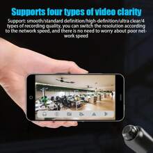 1 pezzo/2 pezzi Mini telecamera di sicurezza smart HD 1080P, telecamera senza fili portatile Wi-Fi 2.4GHz, monitoraggio remoto da cellulare con registrazione video, baby monitor, videocamera di sorveglianza con visione notturna e rilevamento di movimento