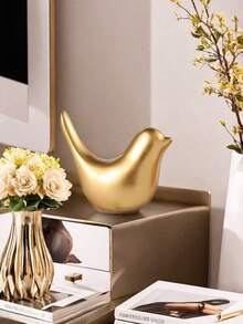 Un delicado adorno de pájaro de color sólido. Es elegante y minimalista, un adorno de escritorio de estilo moderno y minimalista. Con un diseño creativo, embellece el hogar y agrega una atmósfera artística. Es una buena opción para regalos a amigos o regalos de cumpleaños.