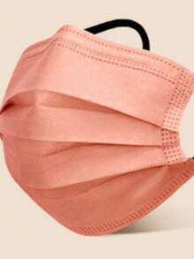 10pcs Mauvelous Color Disposable Independent Packaging Adult Mask, High-Quality Fashion Design For Men And Women, Soft & Breathable Ear Loops