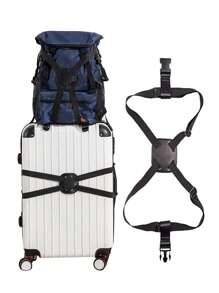 1/2pcs Luggage Straps, Bag Bungees, Suitcase Adjustable Strap, Travel Accessories Strap Bag For School School Accessories School Stuff