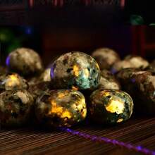 100g/250g/500g Piedras Tumbadas de Cuarzo Flameado Natural - Tamaño de Piedra Tumbada Natural de 2-3cm/0.76-1.18in, Piedra en Bruto Pulida en Forma de Nugget Grande, Decoración de Piedra Triturada, para Acuario, Plantas en Macetas y Decoración del Hogar