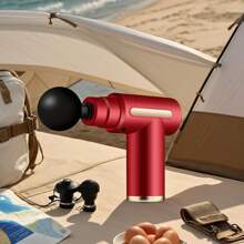 Deep Tissue Handheld Massage Gun – Quiet, Cordless & Portable Muscle Massager With 4 Attachments | Rechargeable Lithium Battery, Multi-Speed Vibration For Muscle Recovery & Pain Relief, Ideal For Home & Gym Use