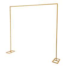 婚礼支架 婚礼背景支架 装饰拱门支架 2.4*2.4米 金色 夏季生日礼物 沙滩 返校学习用品 房间装饰 - 金色 - 查看 11