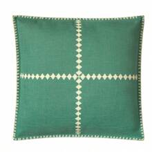 Becky G. & Alejandra Decorative Pillow, Green Lily, 18" X 18"