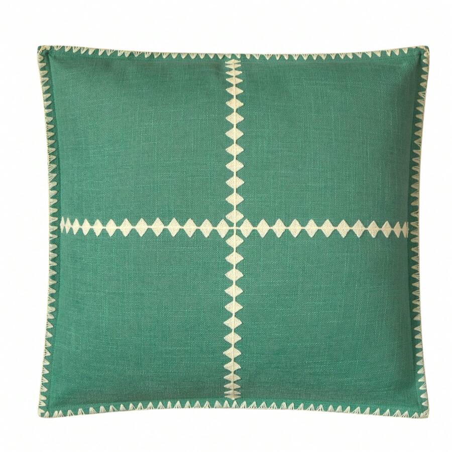 Becky G. & Alejandra Decorative Pillow, Green Lily, 18" X 18"
