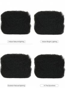 Afro Kinkys 散装真人发 12-18 英寸卷发 永久扭发辫子 可染色和漂白 50 克 1 件 30.48 厘米-45.72 厘米 - SNatural - 查看 5