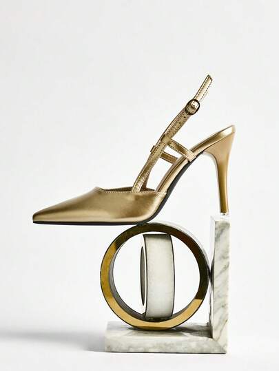 West Meet Pointed Toe High Heel Pumps For Women, New Spring/Summer Stylish Closed Toe Stilettos Suitable For Date, Shopping, Commuting, Party Winter Gifts