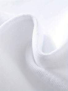 Must-Have! 100% Cotton Short-Sleeved T-Shirt For Men, 200g Heavyweight And Breathable Fabric, Fashionable Print, Very Casual, Comfortable - 白色 - 查看 6