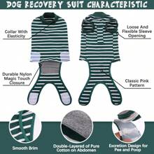 Traje de recuperación para perros, Atuendo de recuperación para perros, Traje de recuperación post-operatoria (Adecuado para perros y gatos), Camisa de recuperación para perros (Para perros hembra y macho), Alternativa al cono collar, Chaleco post-cirugía