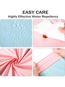 1 件/2 件/3 件性别揭示桌布，一次性塑料粉色和蓝色桌布，长方形桌布，适用于婴儿洗礼生日性别揭示派对装饰 54 X 108 英寸，蓝色和粉色 - 彩色 - 查看 4