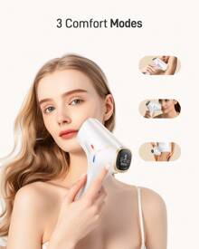 ZKMAGIC IPL Devices Hair Removal  With IGBT Technology, Painless Efficient Hair Removal Laser At Home For Women And Men, Face, Bikini Area, Body, White
