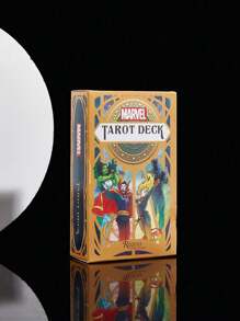 Marvel Official Marvel Tarot Card Deck For Beginners - 78 Character Art Cards For Fortune Telling & Collectibles - Premium Quality Novelty Gag Gift For Teens & Adults - Perfect For Party Games, Hobbies, And Superhero Fans.