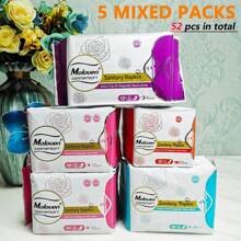 4-100 Pcs/Pack Fragrance-Free Ultra-Thin Winged Sanitary Napkins, Soft & Comfortable Menstrual Pads With Extra Absorbency For Overnight Use