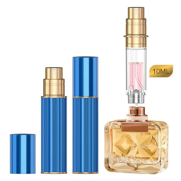 1pc Perfume Atomizer Travel Refillable, Bottom-Filling Fragrances Perfumes Bottle, Mini Cologne Dispenser, Portable Sunscreen Spray, Portable Sprayer Pocket Size For Women Men Cruise Car Trip Gift
