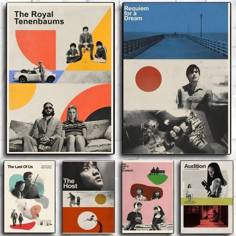 1PC Posters Home Room Bar Cafe Decor Art Wall Painting Picture Optional Frame