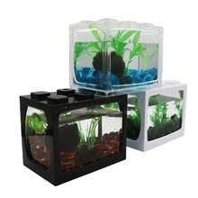Mini Fish Tank For Beta Fish Complete Aquarium Kit - Clear - View 5