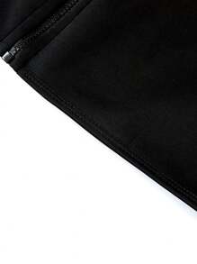 1pc Men's Sports Waist Trainer Vest, Rubber Sweat Enhancing Body Shaper, Fitness Tummy Tucker, Long Torso Abdomen Wrap Waist Trimmer Belt
