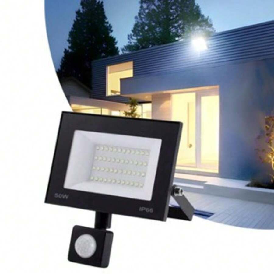 Kit 8 Reflector 50W Mini Motion Sensor Cold White 6500K Economic Lighting - BỘ 2 - Xem 1