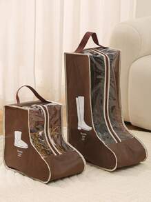 1 Borsa porta stivali alti e bassi, borsa portascarpe antipolvere, copri scarpe, borsa per riporre le scarpe, borsa per il trasporto di stivali ed elegante borsa per riporre le scarpe, adatta per viaggi e uso domestico, in tessuto non tessuto