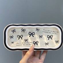 1 pièce Étui à lunettes à motif fleur, papillon et nœud, monture de lunettes transparente et résistante aux chocs. Boîte de rangement pour lunettes de mode pour hommes et femmes et bijoux, en matériau plastique, ouverture et fermeture magnétiques, grand espace convenant à toutes sortes de lunettes de soleil. Fournitures de stockage idéales.