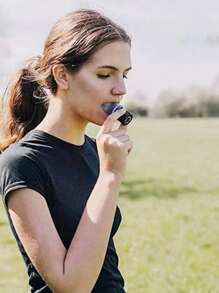 1 szt. Trener oddechu z oporem pojemności płuc, przenośne urządzenie do treningu mięśni oddechowych, regulowane – wielokolorowe, niezbędne na plaży, akcesoria plażowe, pływak do basenu