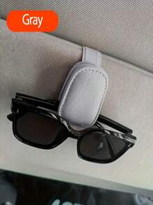 Pair Of Universal Sunshade Glasses]1 Pair Of Universal Car Sunshade Glasses Clips, Automatic Eyewear Frames, Vehicle Interior Accessories, Eyewear Storage StandFor Women Storage Organizer Travel Essentials Back To School