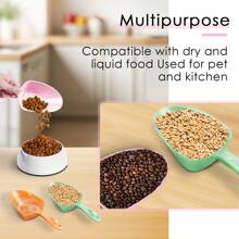 1Pc Food Scoops For Kitchens, Bars, Parties, Weddings, Practical Scoops For Shaved Ice, Pet Food Scoops, Cat And Dog Food Cups, 1 Cup Melamine Food Scoops With Measurement Lines (Including 1 Cup, 1/2 Cup, 1/4 Cup), Melamine Shovels